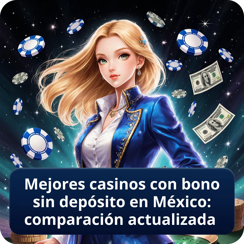 Mejores casinos con bono sin depósito en México: comparación actualizada